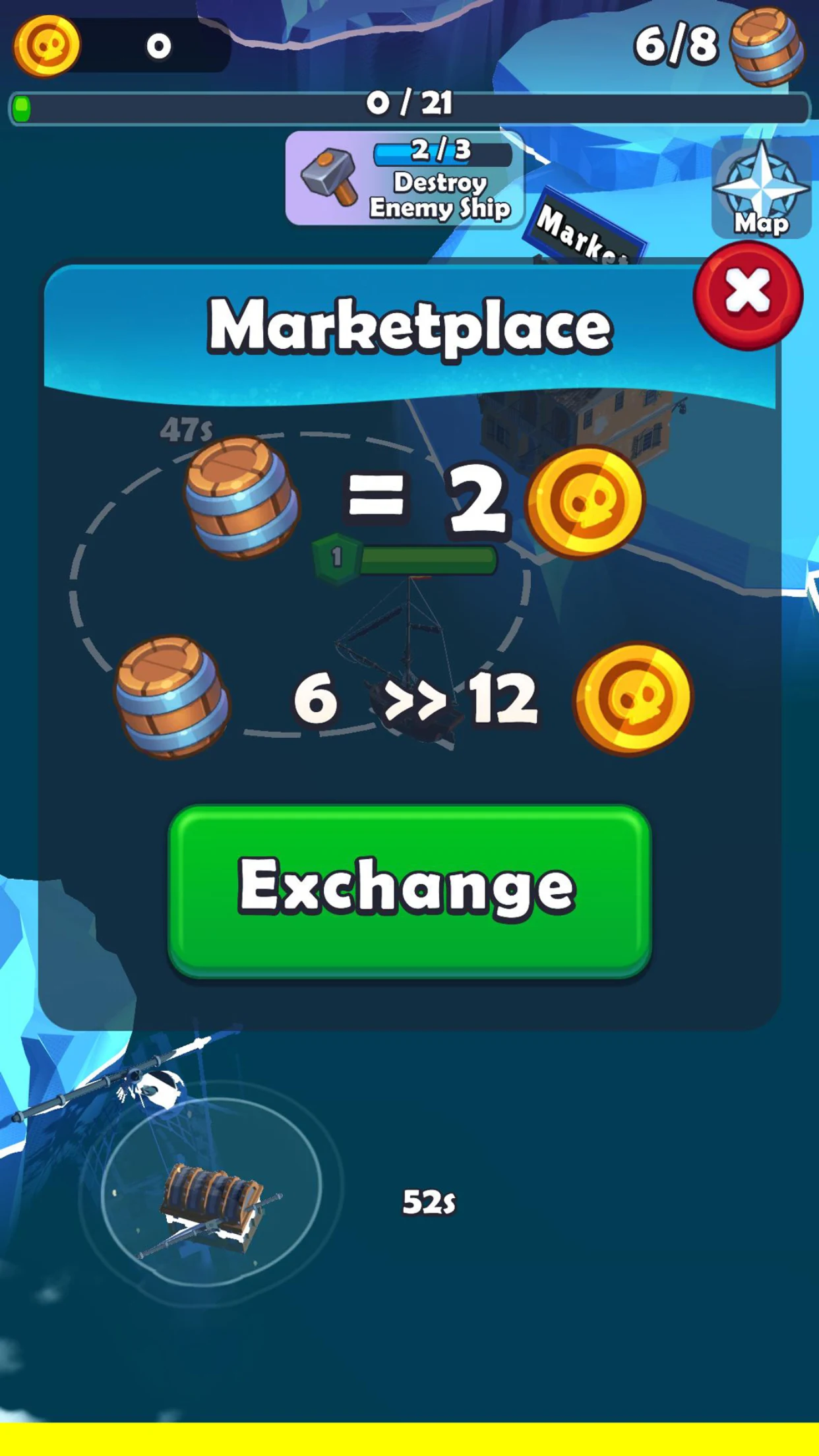 Pirate Raid - Caribbean Battle screenshot