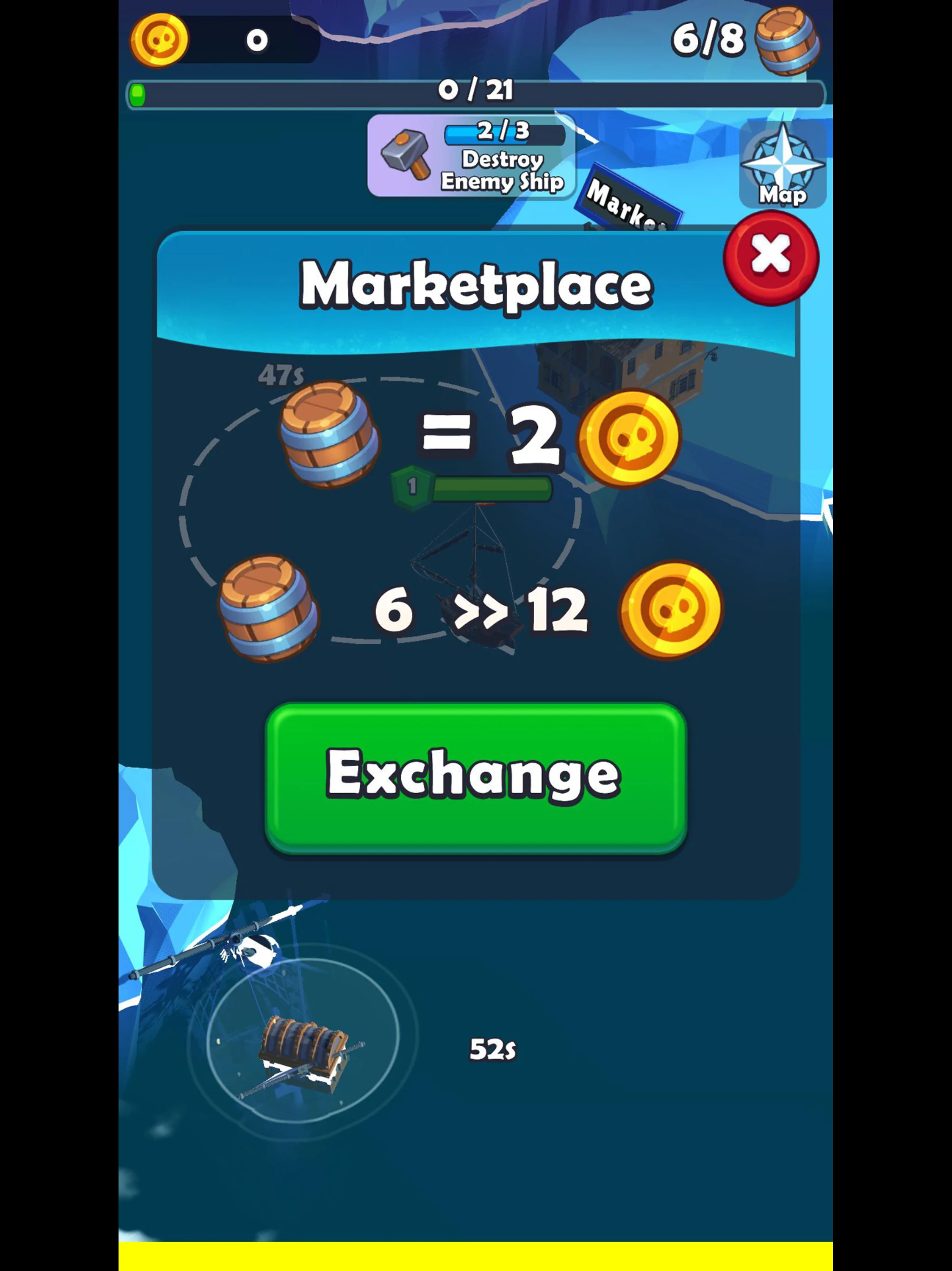 Pirate Raid - Caribbean Battle screenshot